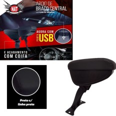 Apoio de Braço Kiwd 17/21 Preto C/ USB*