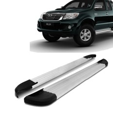 Estribo Alumínio Hilux CD 05/15 Anodizado