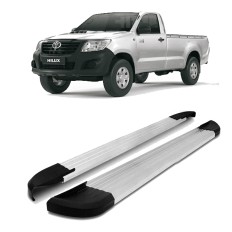 Estribo Alumínio Hilux CS 05/15 Anodizado