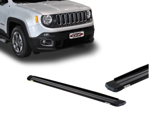 Estribo Alumínio Slim Renegade Preto KIT*