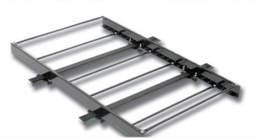 Bagageiro Universal Preto Gradeado Aço*