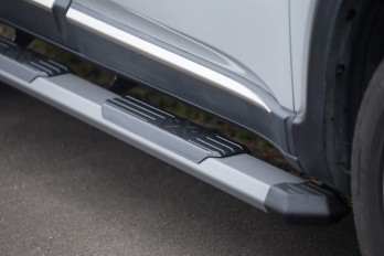 Estribo Extreme Cinza L200 Triton Cabine Dupla 2017 até 2025 C&K
