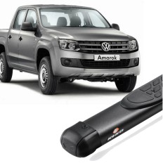 Estribo Oblongo Preto Amarok 2010 até 2025 Cabine Dupla Keko