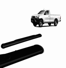 Estribo Oblongo Hilux CS 16/ Preto +KIT*
