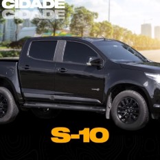 Estribo Extreme Preto S10 Cabine Dupla 2012 até 2025 C&K