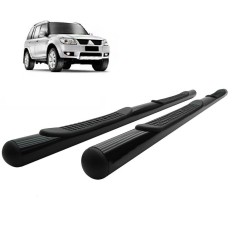 Estribo Tubular TR4 Preto +KIT*