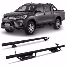 Estribo TX Tubular Hilux Cabine Dupla 2016 até 2025 C&K 