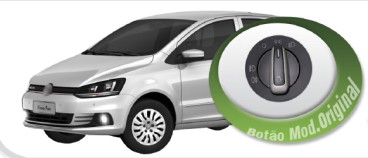 Farol Aux 15/ Mold cromo/BotOrig Red Fox S/Lamp*