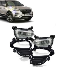 Farol Aux Creta 17/19 C/Mold Preta Bt Mod Orig*