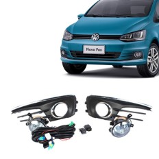 Farol Aux Fox 15/ Bot Mod Orig C/ Mold Cromo*