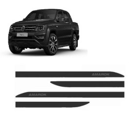 Friso Lateral Amarok CD Preto Mystic+SL*