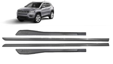 Friso Lateral Compass Prata Melfi (BR)*