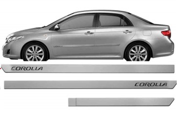 Friso Lateral Corolla 15/20 Cinza Galat Mod Orig*