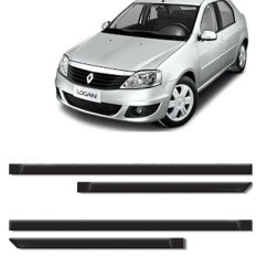 Friso Lateral Logan Preto Borracha*