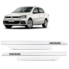 Friso Lateral Voyage Branco Cristal Largo*