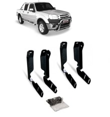 Kit p/Estribo CD Plat Alumínio CCF Ranger 98/12*