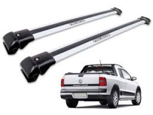 Rack/Travessa p/Caçamba Saveiro Cross CE Prata*