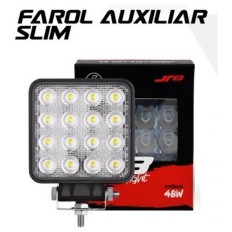 Farol Auxiliar Universal R8 16 Led 48w Quadrado*