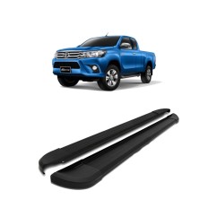 Estribo Alumínio Hilux CD 16/ Preto