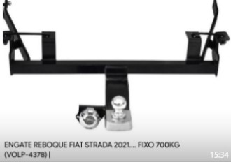 Engate Fixo Strada 21/ - Todas 700Kg*