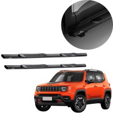 Estribo Oblongo Preto Renegade 2015 até 2025 Keko K1