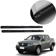 Estribo Tubular Preto Oroch 2015 até 2022 Keko K1