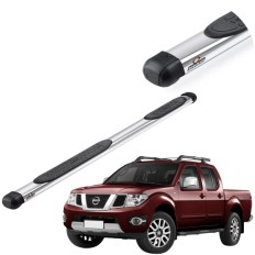 Estribo Oblongo Cromo Frontier SEL 2008 até 2016 Cabine Dupla Keko