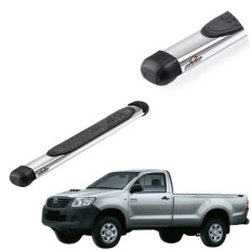 Estribo Oblongo Cromo Hilux 2006 até 2015 Cabine Simples Keko