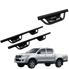 Estribo TX Tubular Hilux Cabine Dupla 2006 até 2015 C&K 