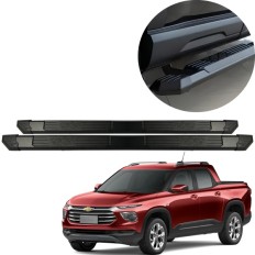 Estribo Extreme Preto Montana Cabine Dupla 2023 até 2025 C&K