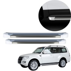 Estribo EVO Branco Diamante - Pajero Full 5P