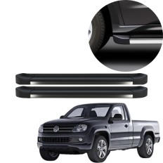 Estribo EVO Amarok Cabine Simples 2010 até 2025 Preto Fosco C&K