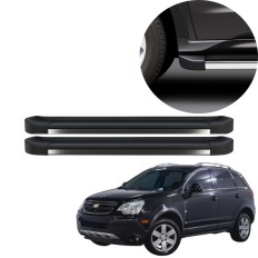 Estribo EVO Captiva 2006 até 2018 Preto Fosco C&K