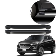 Estribo EVO New Tucson 2017 até 2025 Preto Fosco C&K