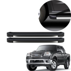 Estribo EVO Ranger Cabine Dupla 2000 até 2012 Preto Fosco C&K