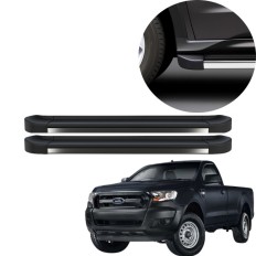 Estribo EVO Ranger Cabine Simples 2013 até 2023 Preto Gales C&K