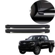 Estribo EVO Ranger Cabine Dupla 2024 até 2025 Preto Fosco C&K