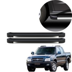 Estribo EVO S10 Cabine Dupla 1996 até 2011 Preto Fosco C&K