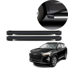 Estribo EVO Tiggo 7 Pro 2021 até 2025 Preto Fosco C&K