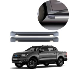 Estribo EVO Ranger Cabine Dupla 2013 até 2023 Cinza Moscou C&K