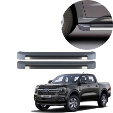 Estribo EVO Ranger Cabine Dupla 2024 até 2025 Cinza Moscou C&K