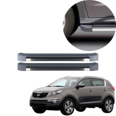 Estribo EVO Sportage 2017 até 2025 Cinza Aço C&K