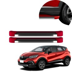 Estribo EVO Captur 2018 até 2023 Vermelho Fogo C&K