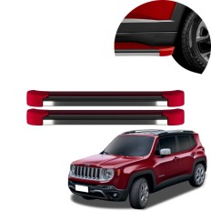 Estribo EVO Renegade 2015 até 2025 Vermelho Tribal C&K