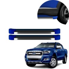 Estribo EVO Ranger Cabine Dupla 2013 até 2023 Azul Belize C&K
