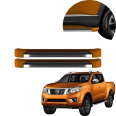 Estribo EVO Frontier Cabine Dupla 2017 até 2025 Laranja Imperial C&K