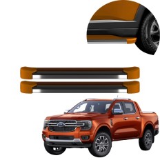 Estribo EVO Ranger Cabine Dupla 2024 até 2025 Laranja Jalapão C&K