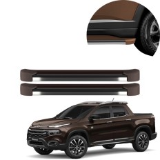 Estribo EVO Toro 2016 até 2025 Marrom Horizon C&K
