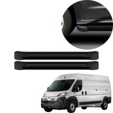 Estribo EVO Extra Longo Ducato 2018 até 2025 Preto Fosco C&K 