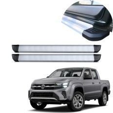 Estribo Alumínio Anodizado Amarok Cabine Dupla 2010 até 2025 C&K